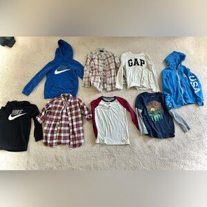 (8) Boys Size 6 Long Sleeve Shirts